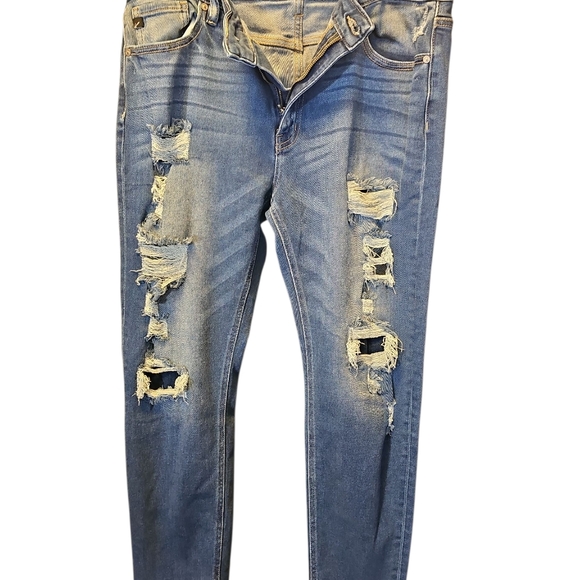 KanCan Denim - KanCan Women's Distressed Blue Skinny Jeans